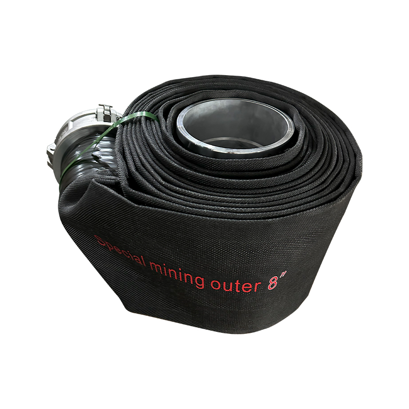 VIII-inch Mining Pressure repugnans externi INCILE Flat Hose Pipe Cum Storz Connectors